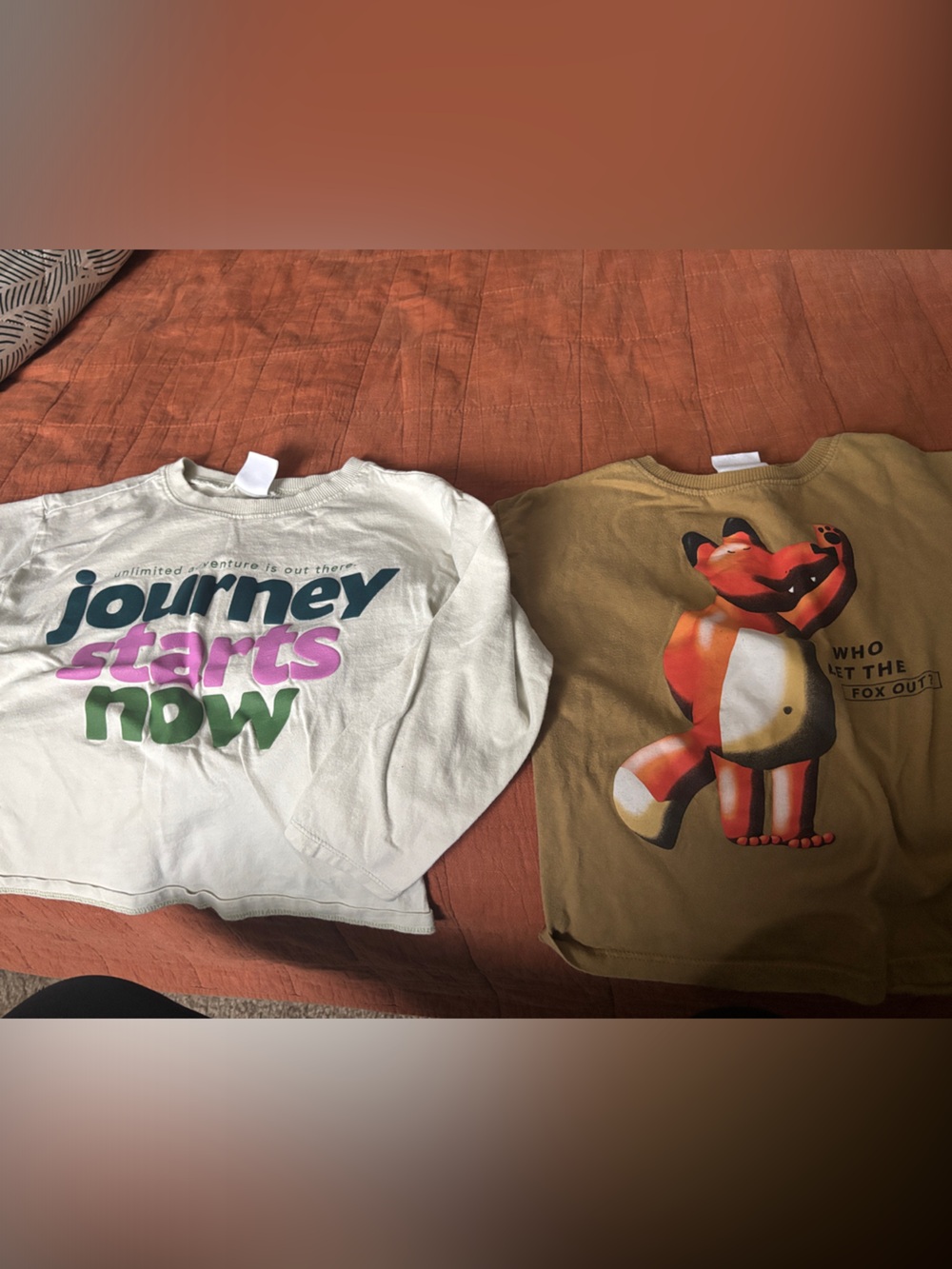 Kids White 'Journey Starts Now' Graphic Tee - Zara